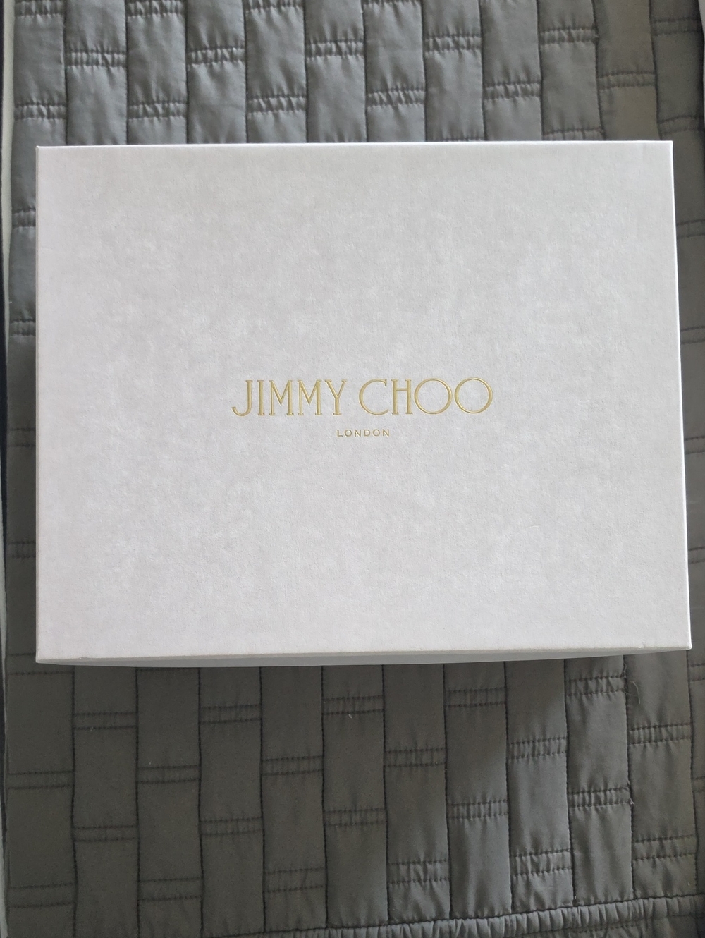 Jimmy Choo White Box with Gold Logo